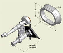oval manway seat grinder